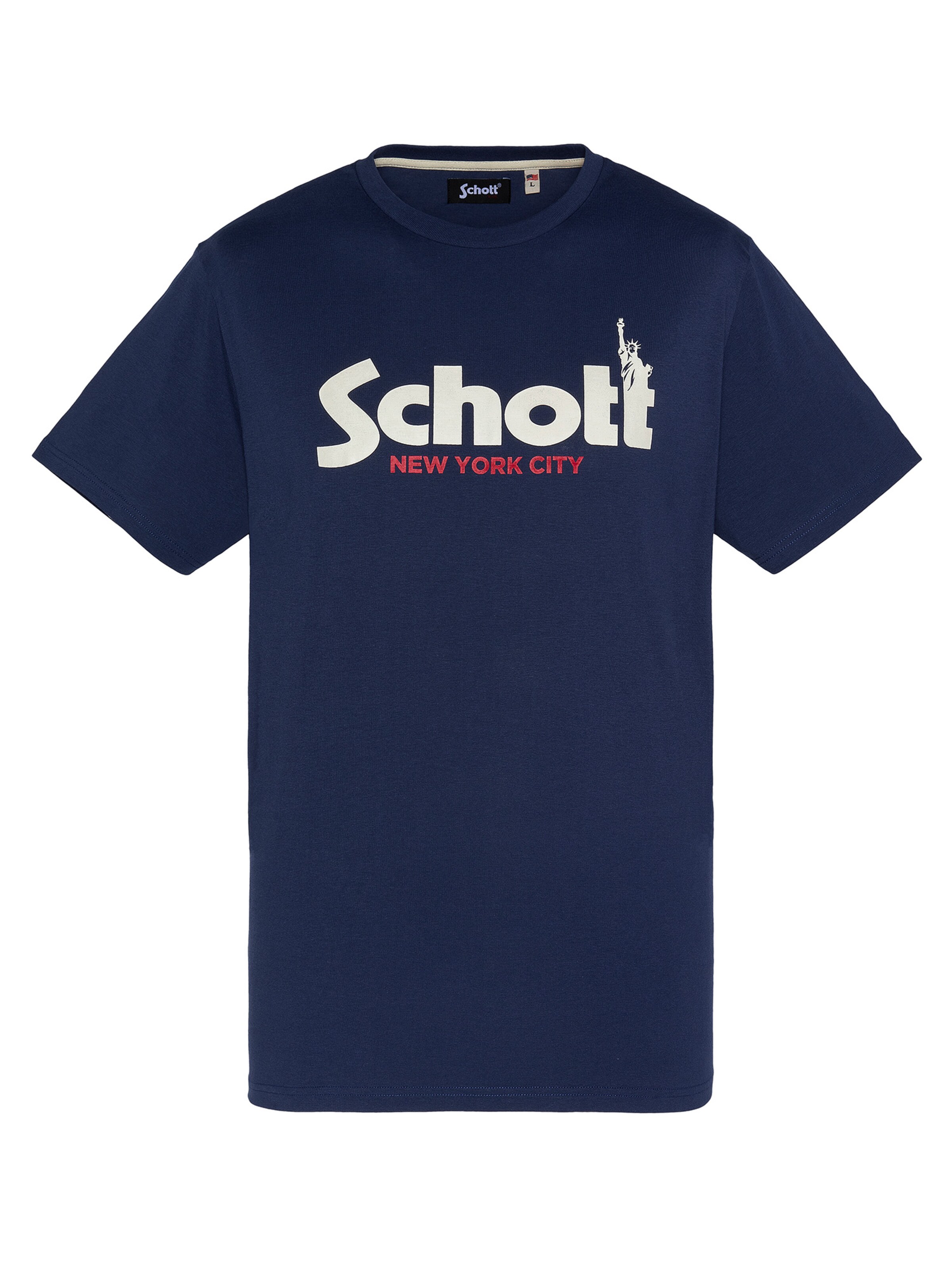 Schott NYC Shirt‌‌‌ in Blau: Vorderseite