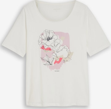 Maglietta di Tom Tailor Women + in bianco: frontale