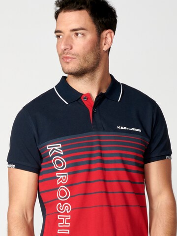 KOROSHI T-Shirt in Blau