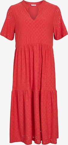 Robe 'VIKawa' VILA en rouge : devant