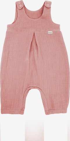 MAXIMO Overall 'GOTS BABY-Overall, Musselinstoff, Windelöffnung' in Pink: Vorderseite