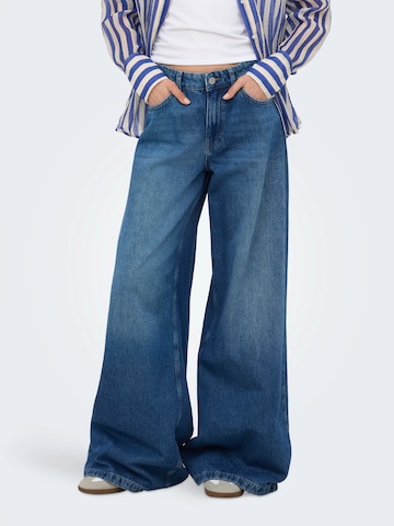 ONLY Wide Leg Jeans 'ONLFRANCESCA' i blå: forside