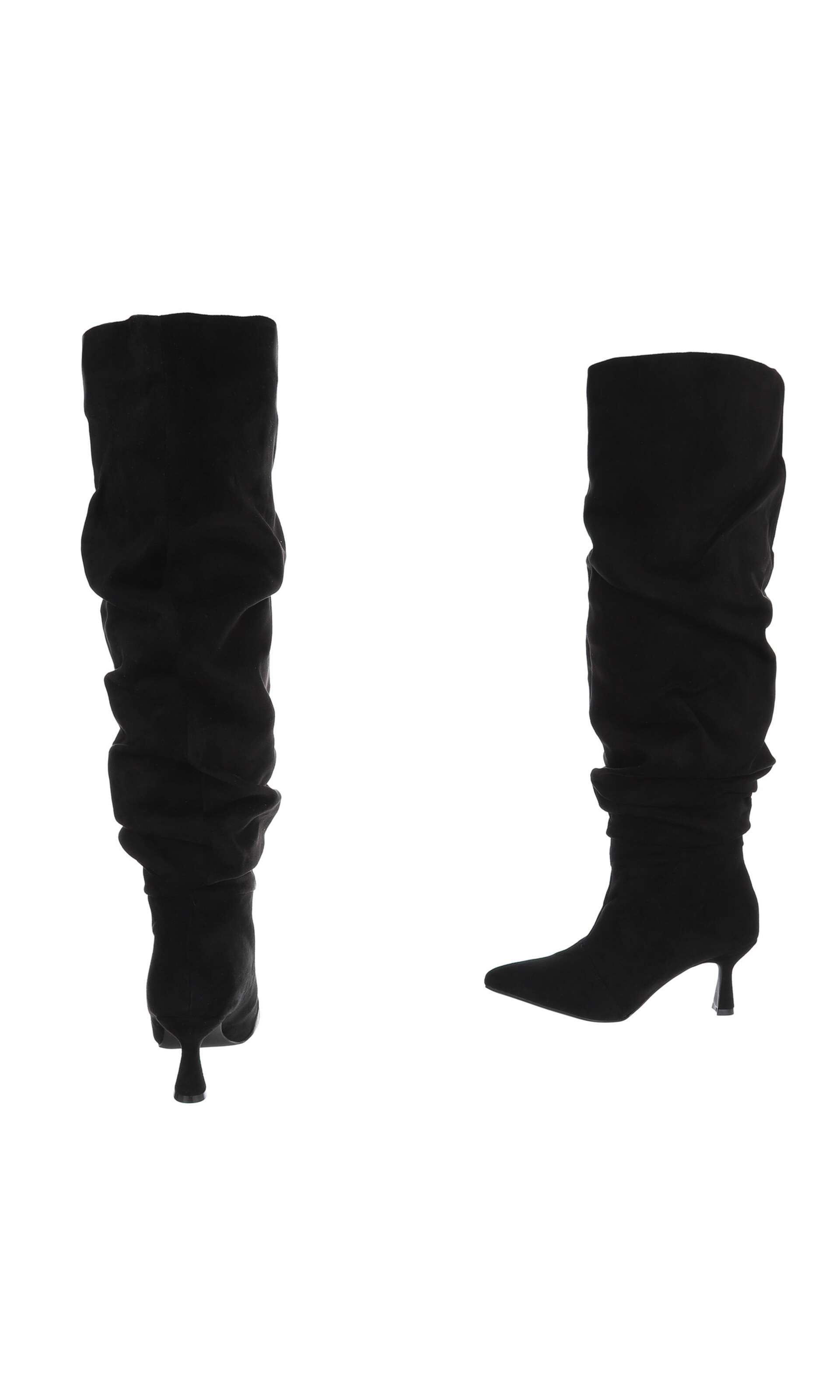 Ital-Design Over the Knee Boots in Black