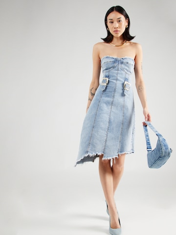 Hoermanseder x About You Dress 'Heike' in Blue