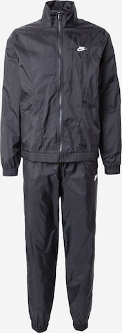 Nike Sportswear Костюм для бега 'CLUB' в Черный: спереди