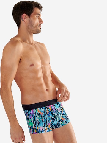 HOM Boxershorts ' Funky Styles ' in Blauw: voorkant