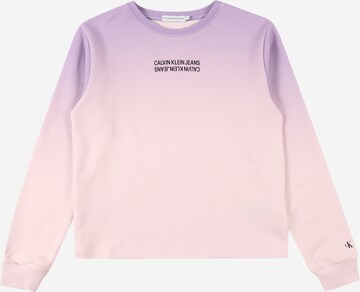 Calvin Klein Jeans Mikina – pink: přední strana