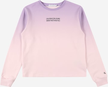 Calvin Klein Jeans - Sweatshirt em rosa: frente