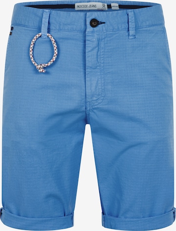INDICODE JEANS Chino trousers 'INPifter' in Blue: front
