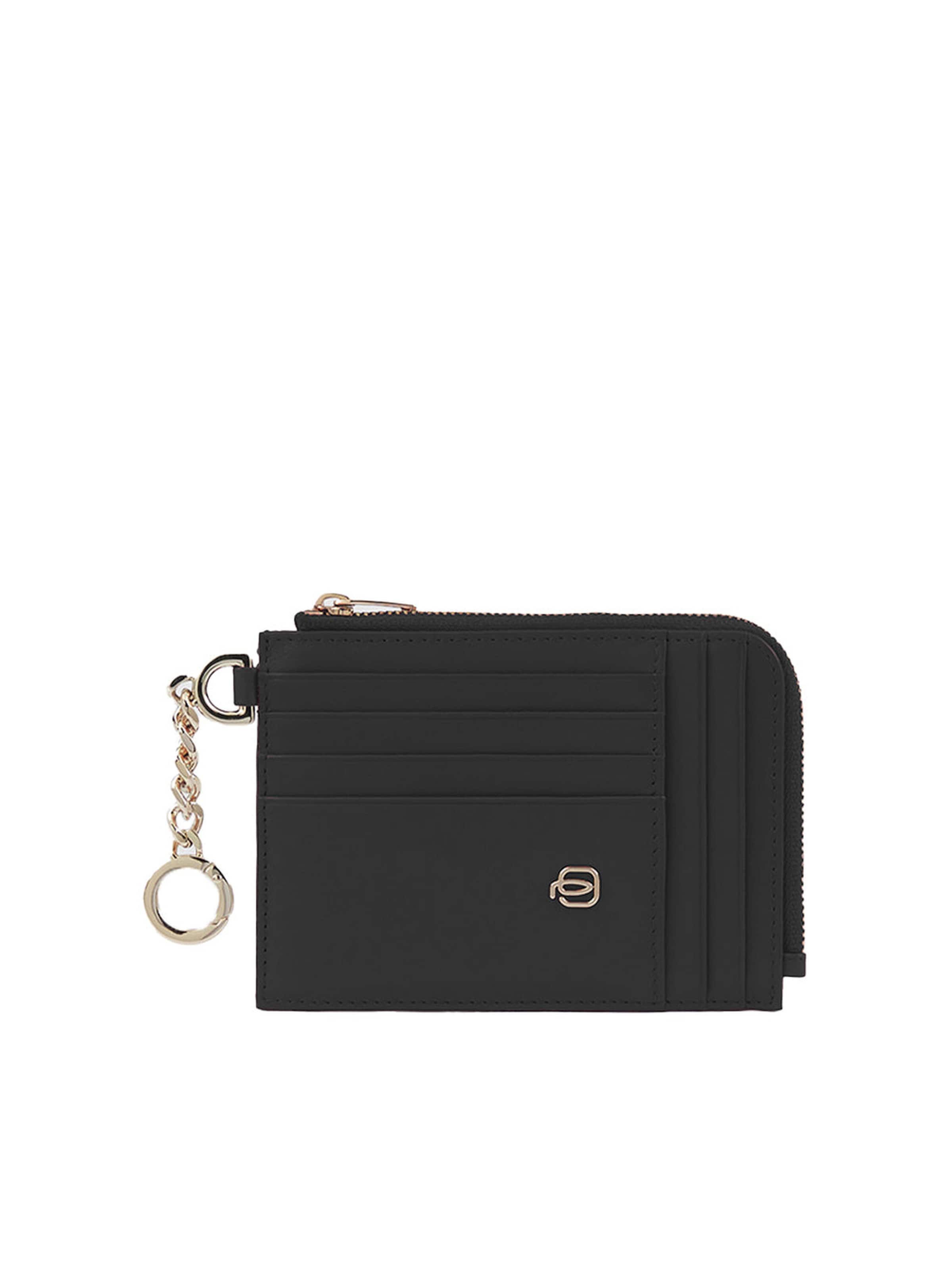 Piquadro Wallet in Black: front