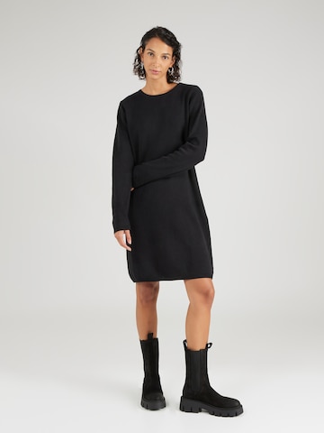 NU-IN Πλεκτό φόρεμα σε μαύρο: μπροστά