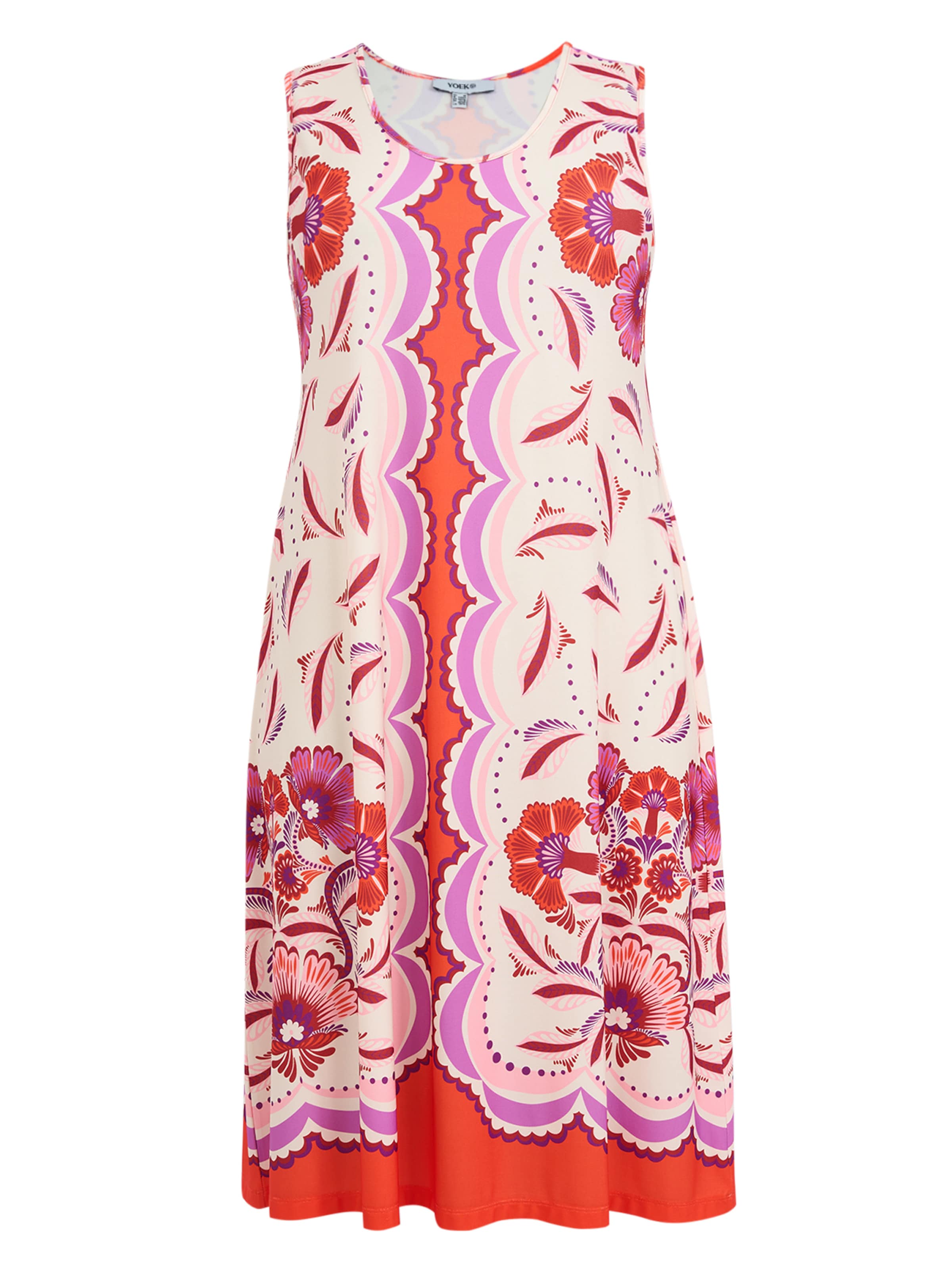 Robe YOEK en orange : devant