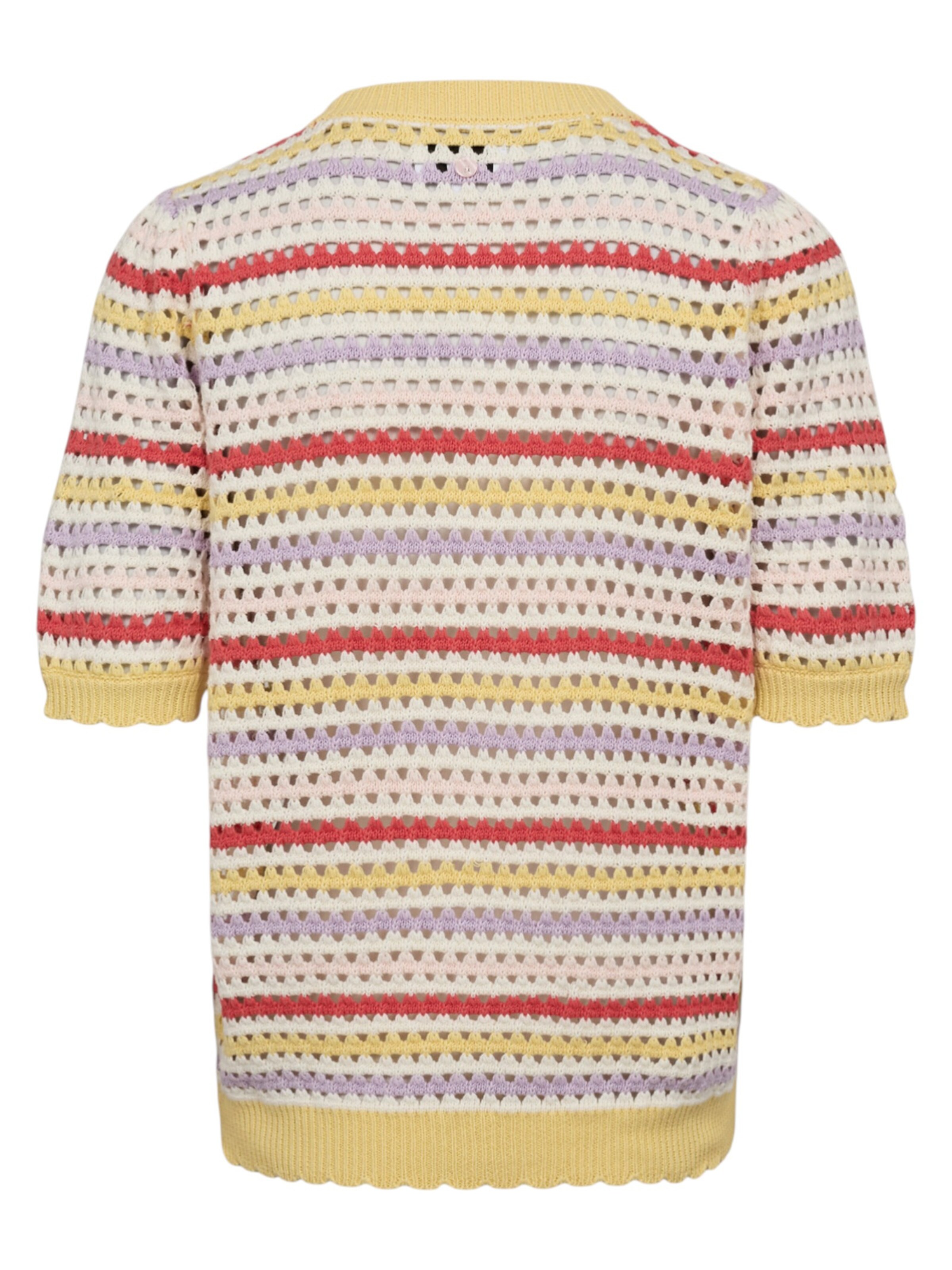 NÜMPH Strickpullover mit Halbarm 'NUNANCY PULLOVER' in Gelb