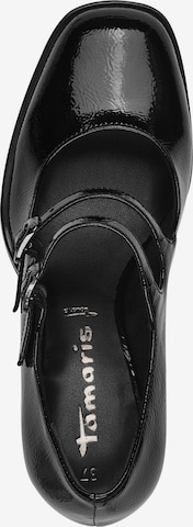 TAMARIS - Sapatos abertos atrás em preto