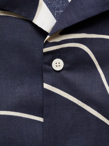 Coupe regular Chemise 'Tropez' MANGO MAN en bleu