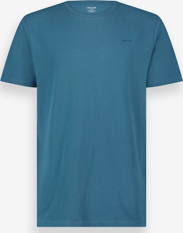 LEBASQ Shirt 'The Baker Crew Neck' in Blue: front