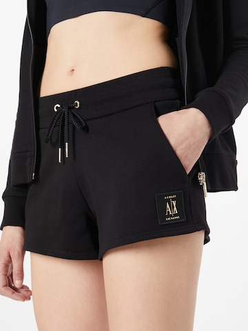 ARMANI EXCHANGE Normální Kalhoty – černá