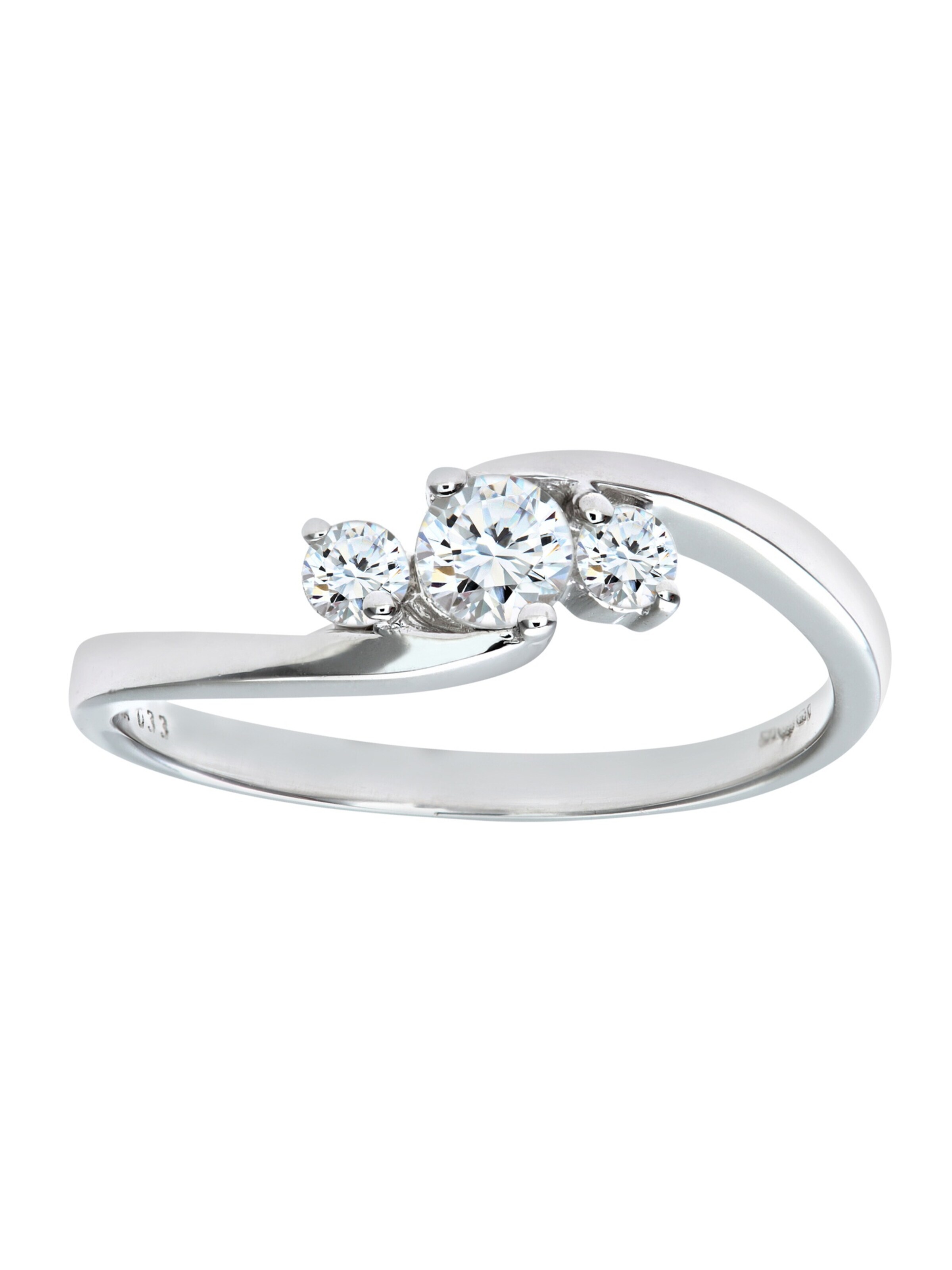DIAMANT LETERNEL Ring‌‌ in Silber: Vorderseite