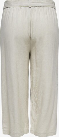 ONLY Carmakoma Loose fit Pleat-Front Pants 'Cara' in Grey