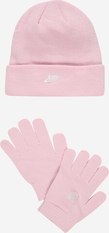 Nike Sportswear Шапка в Ярко-розовый: спереди