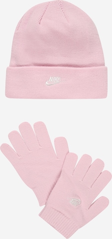 Nike Sportswear Čiapky - ružová: predná strana