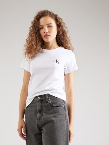 Calvin Klein Jeans Tričko – pink: přední strana