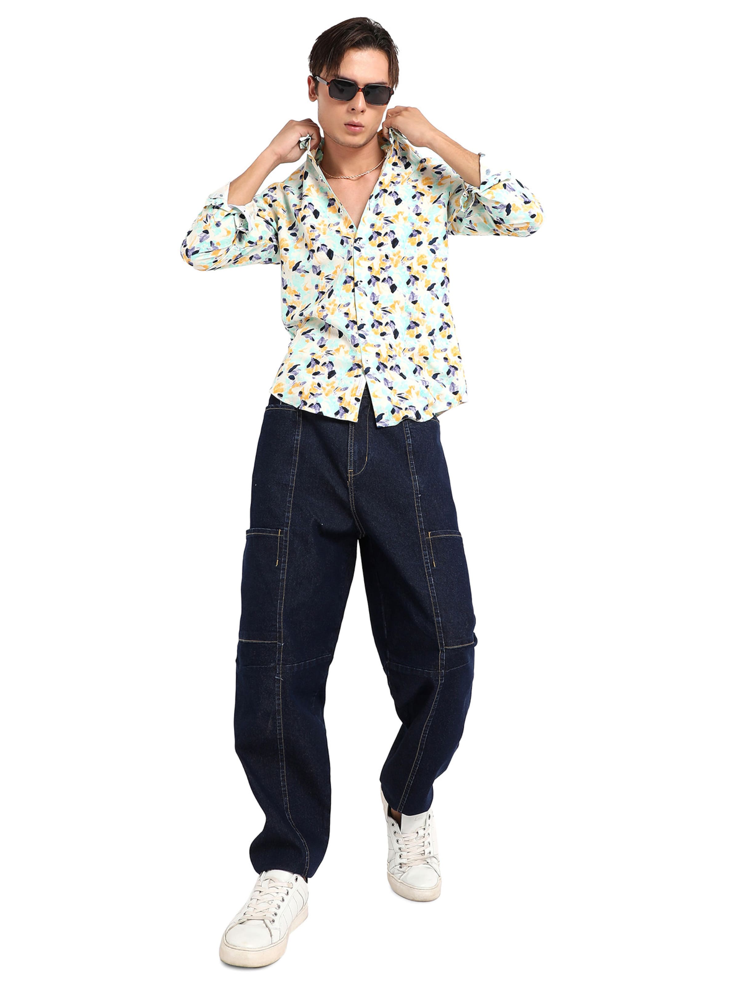 Campus Sutra Tavaline suurus Triiksärk 'Kendrick', värv roheline