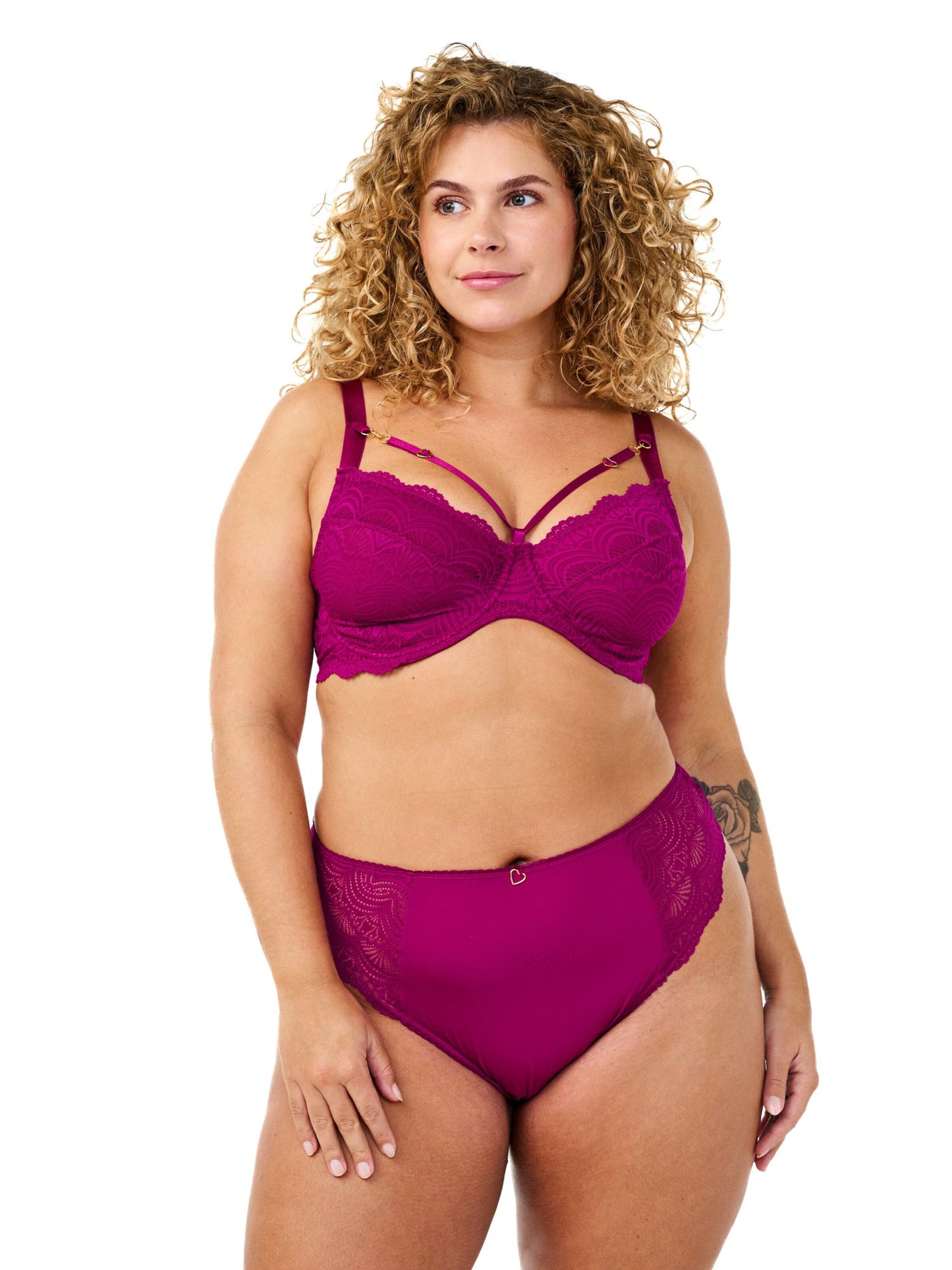 Devoted by Zizzi Слип 'LALA' в розово: отпред