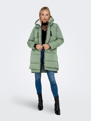 Manteau d’hiver 'New Nora' ONLY en vert