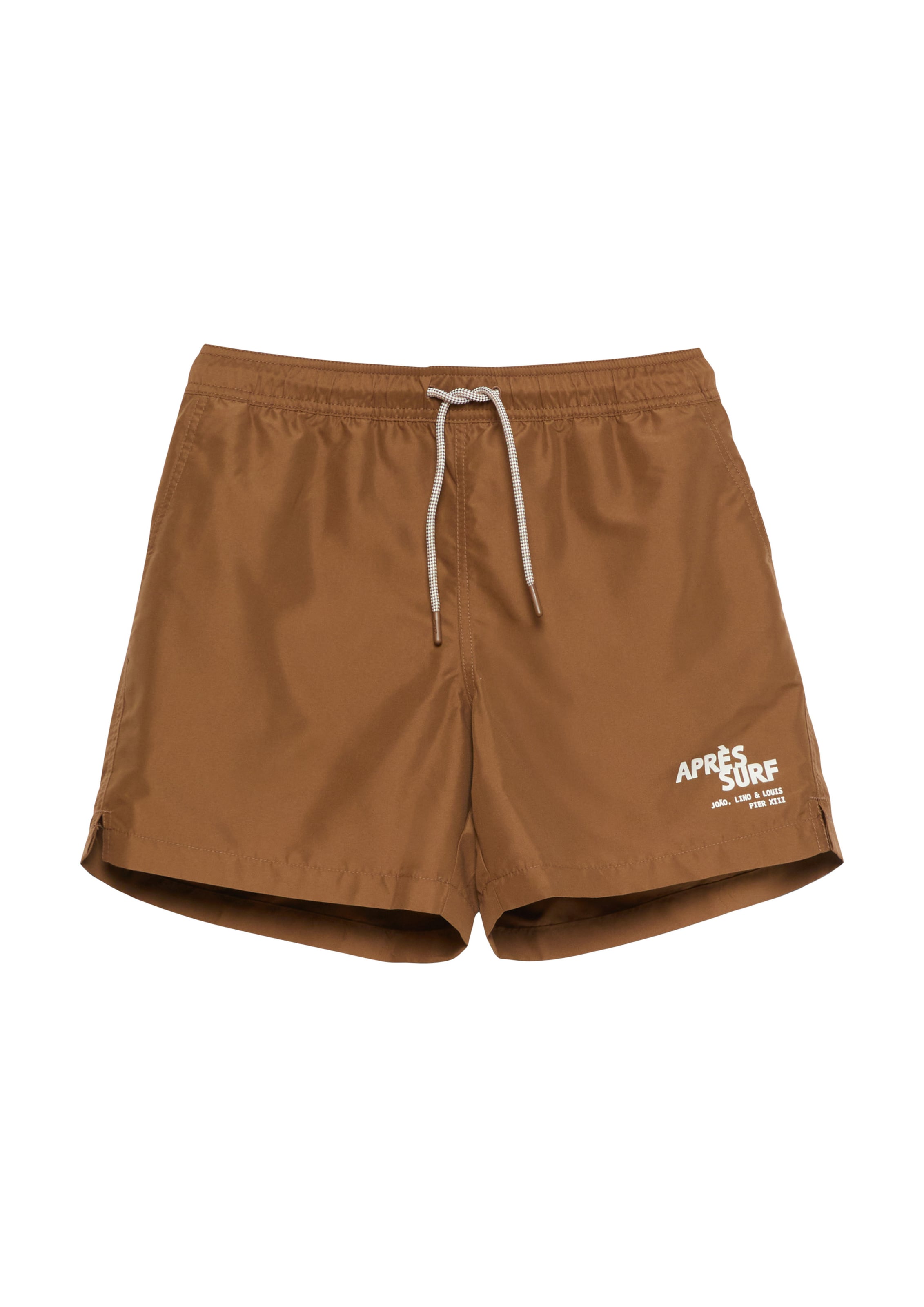 s.Oliver Badeshorts in Braun: Vorderseite