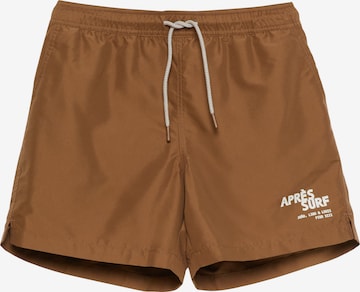 s.Oliver Badeshorts in Braun: Vorderseite