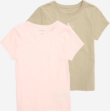 Calvin Klein Jeans Shirt in Beige: voorkant