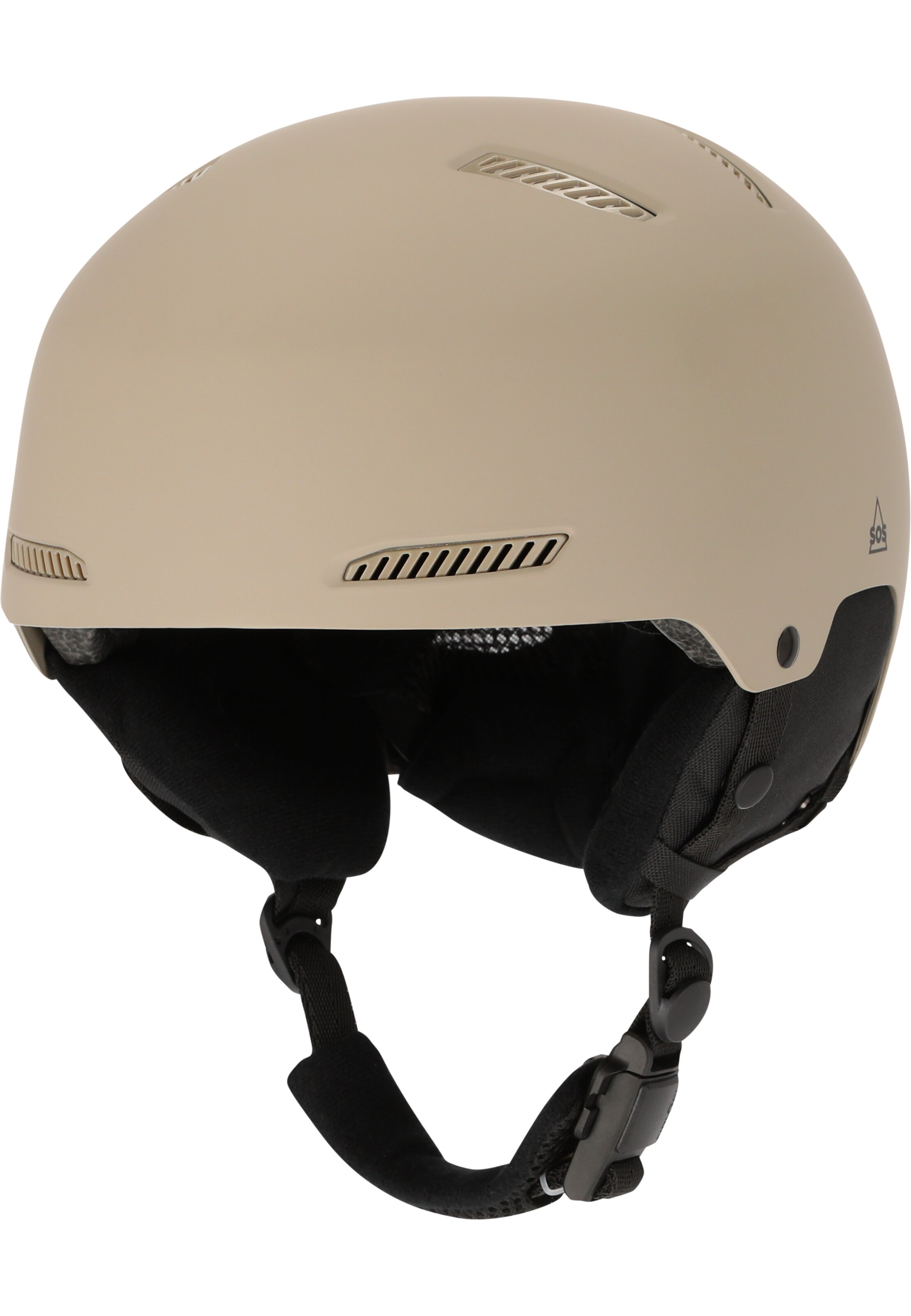 SOS Skihelm 'Cooper' in Beige: Vorderseite