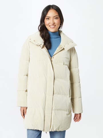 PATRIZIA PEPE Χειμερινό παλτό 'PIUMINO' σε λευκό: μπροστά