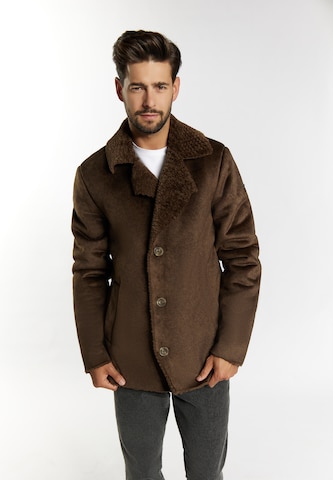 DreiMaster Vintage Between-season jacket in Brown: front