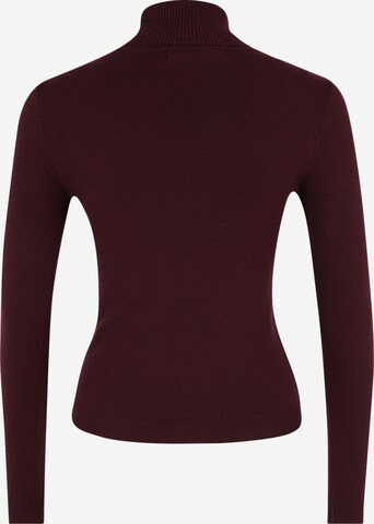 Vero Moda Petite Pullover 'HAPPINESS' in Rot