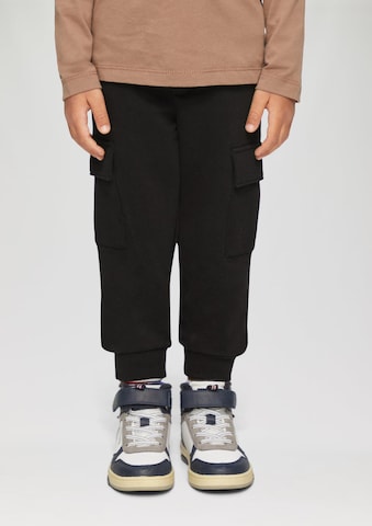 Effilé Pantalon s.Oliver en noir : devant