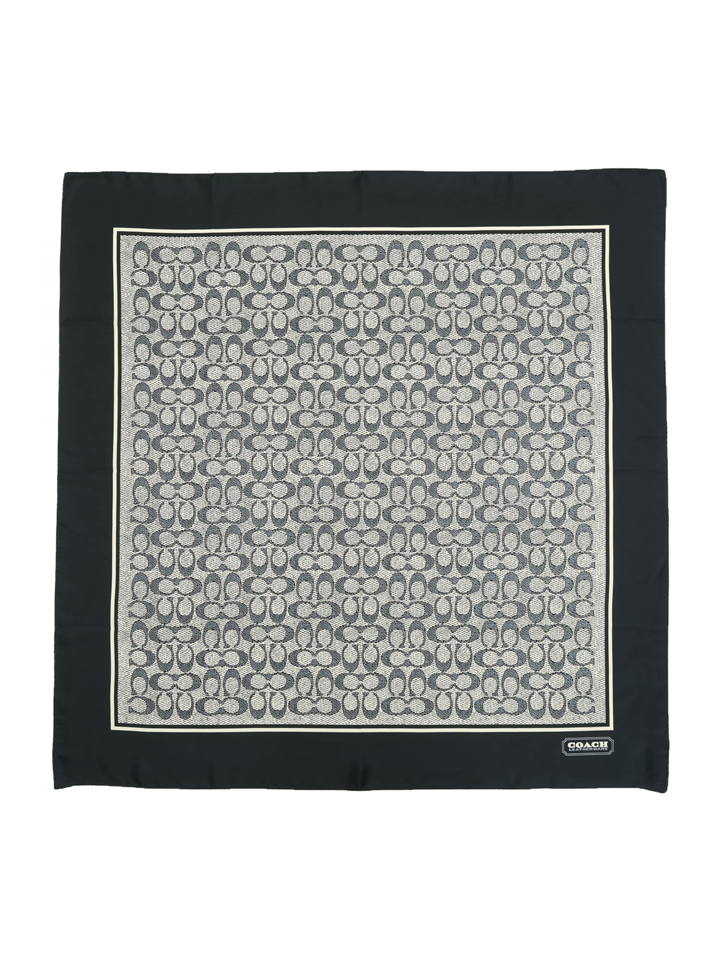 Foulard COACH en bleu : devant