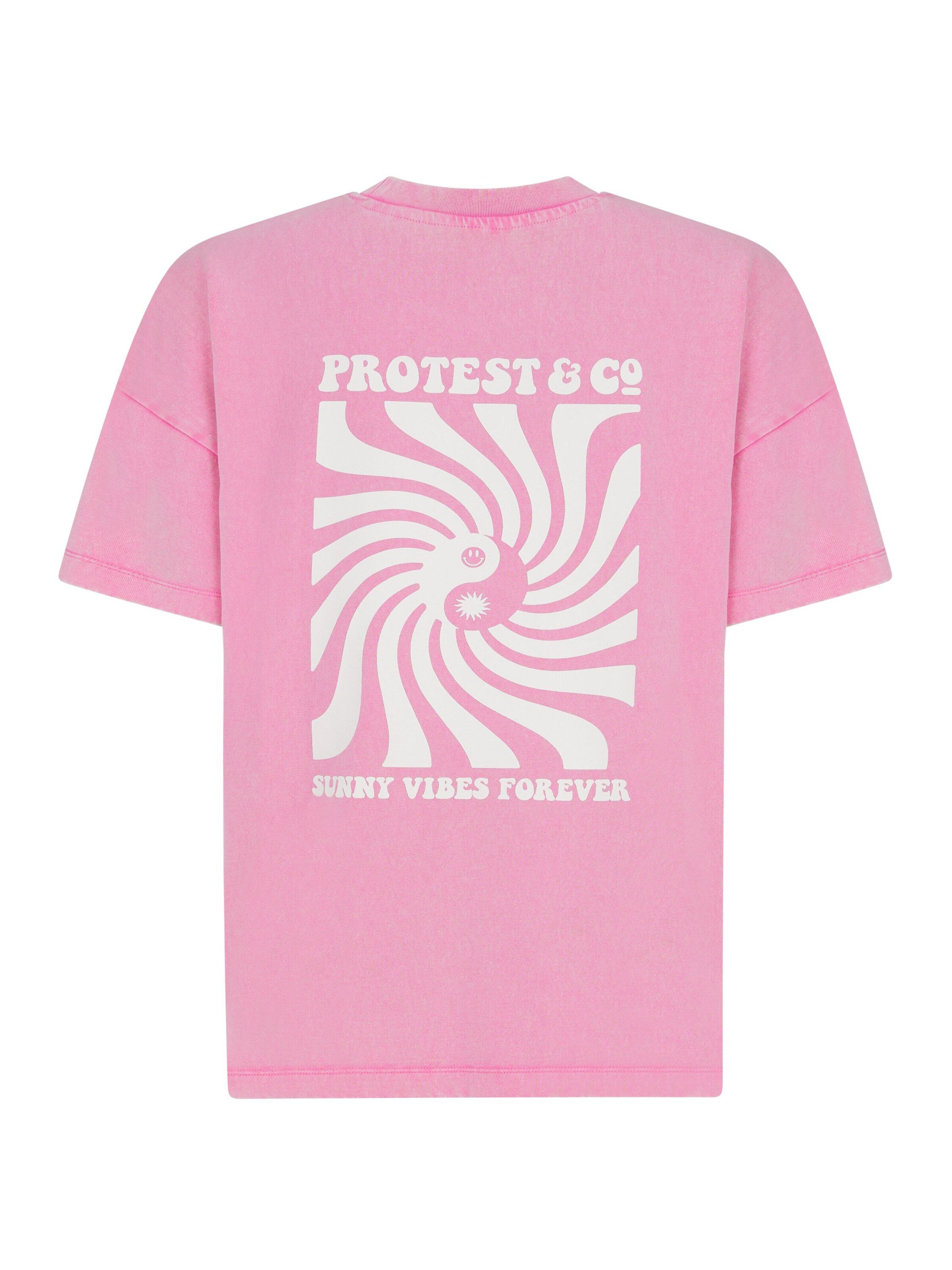 PROTEST Shirt 'PRTVIVAO' in Roze