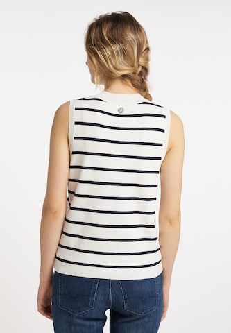 Pull-over 'Ikita' DreiMaster Maritim en blanc