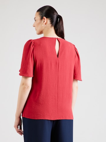 Camicia da donna 'VMCALVA' di Vero Moda Curve in rosso