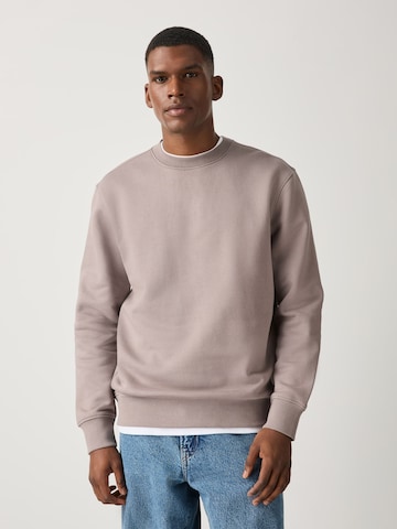 Sweat-shirt Next en gris : devant