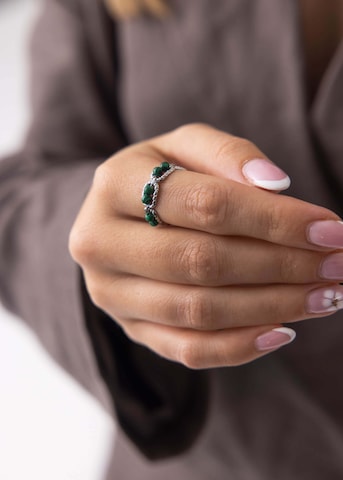 PURELEI Ring 'Harmony' in Green: front