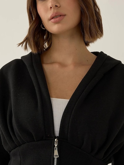 Hiccup Zip-Up Hoodie in Black, Item view