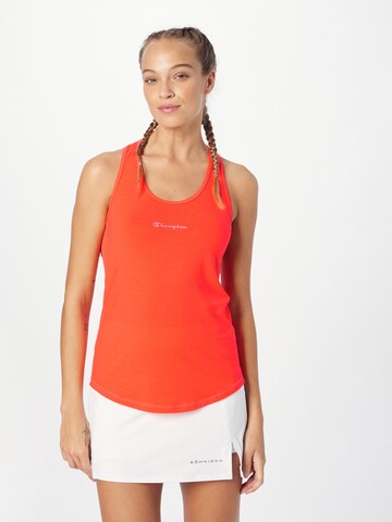 Champion Authentic Athletic Apparel Sporttop in Rood: voorkant