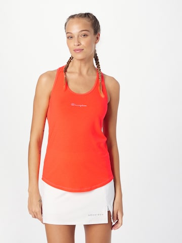 Champion Authentic Athletic Apparel Sports Top in Red: front