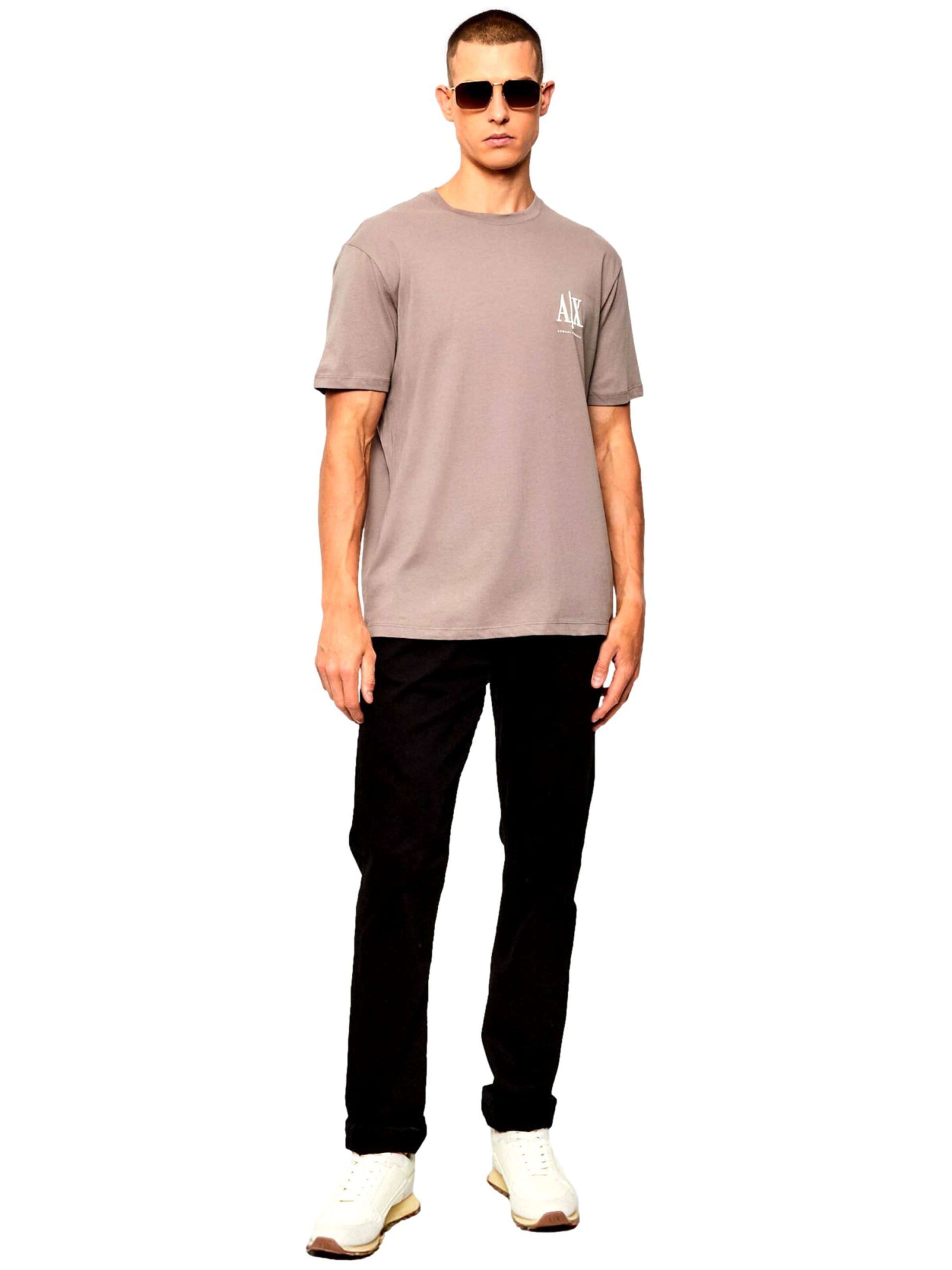 T-Shirt ARMANI EXCHANGE en beige