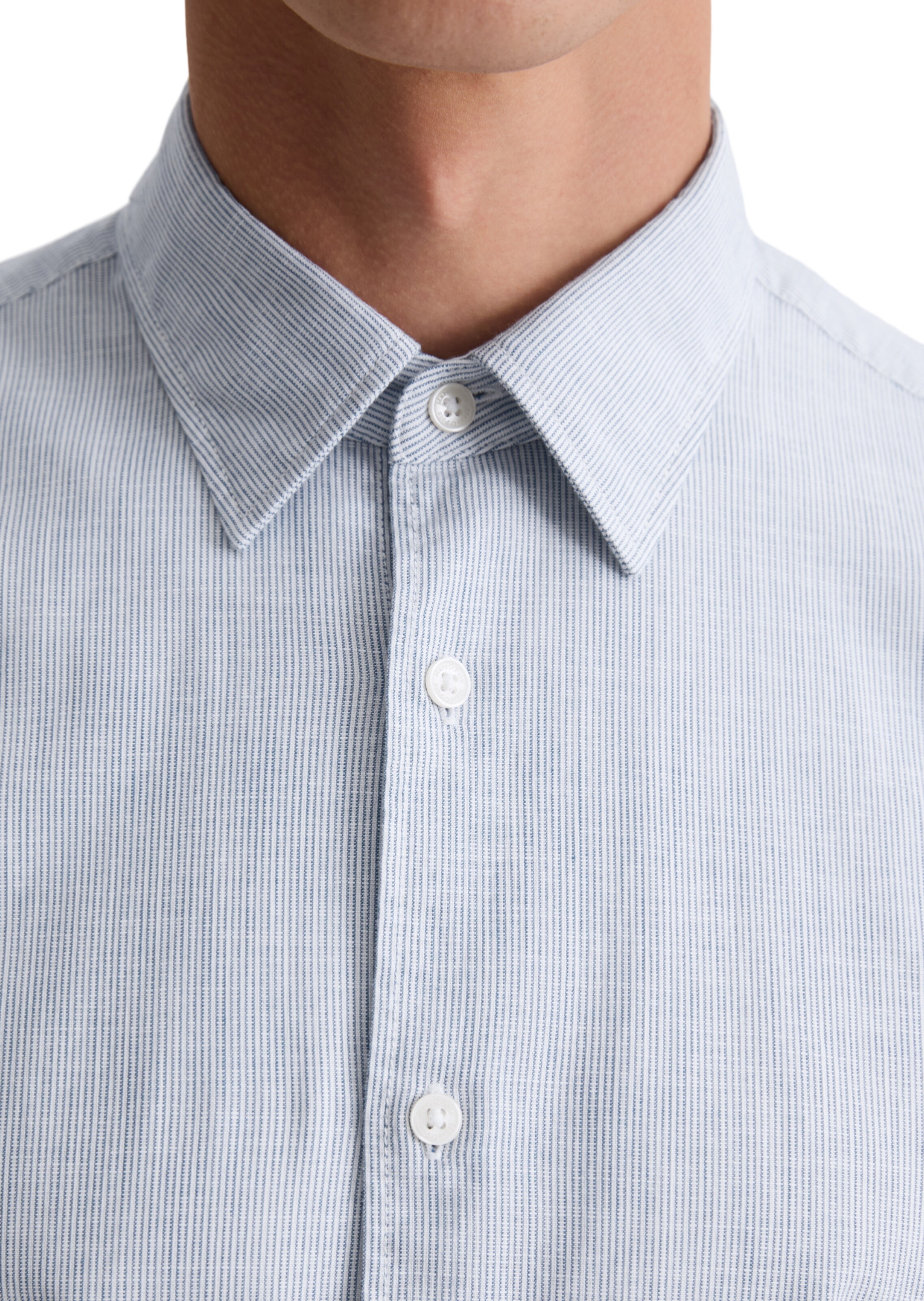 Marc O'Polo Regular fit Overhemd in Blauw