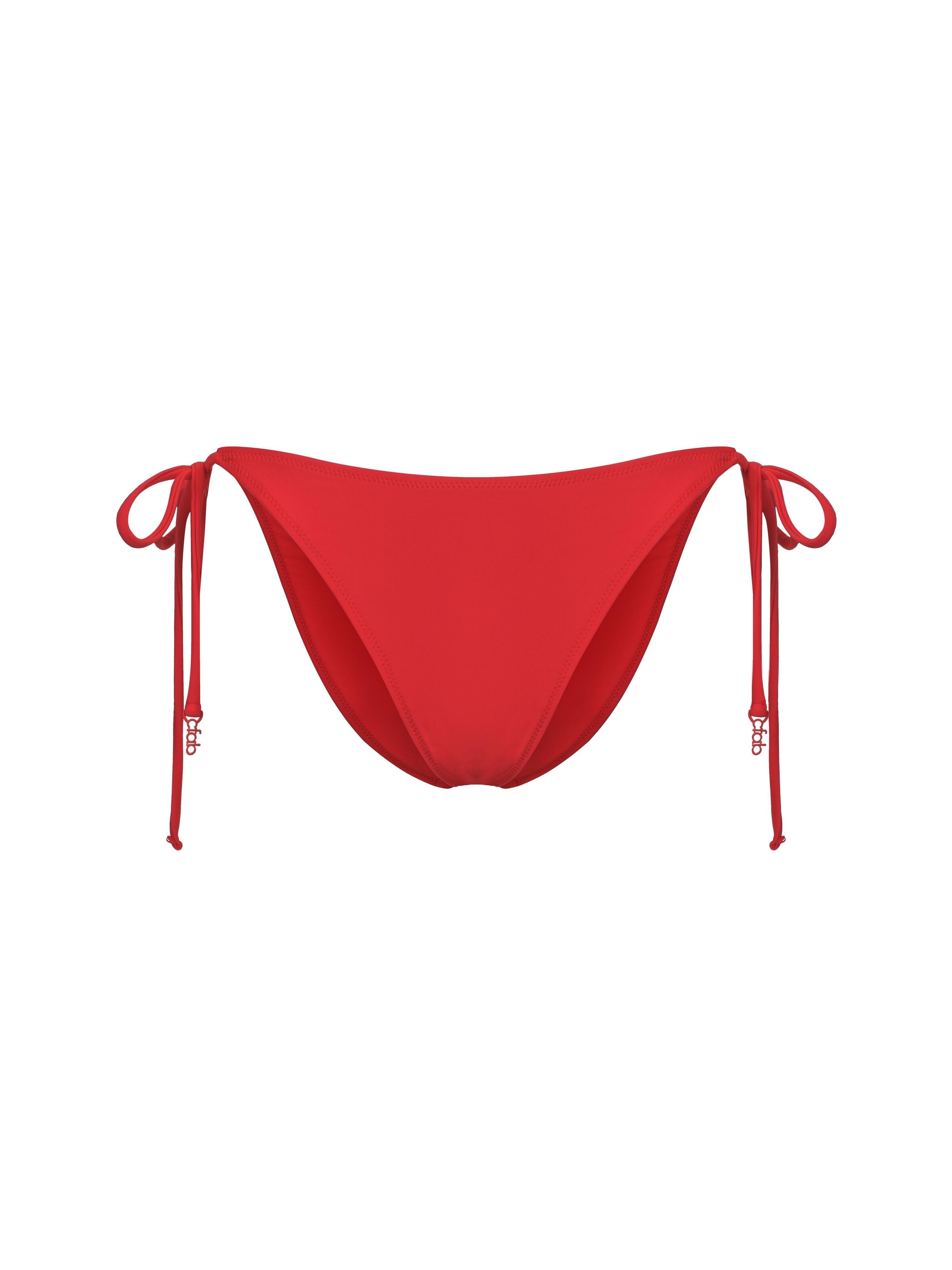 cfab (formerly creamy fabrics) Bikinibroek 'Signature Essential Swim Bottom' in Rood: voorkant