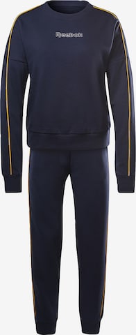 Reebok Sport Trainingsanzug in Blau: front